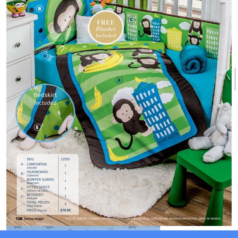 Baby crib set